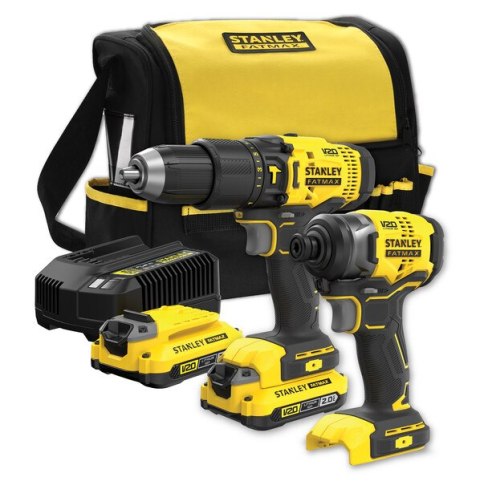ZESTAW 18V V20 SFMCD711+SFMCF800 2*2.0AH TORBA STANLEY ZESTAW 18V V20 SFMCD711+SFMCF800 2*2.0AH TORBA STANLEY