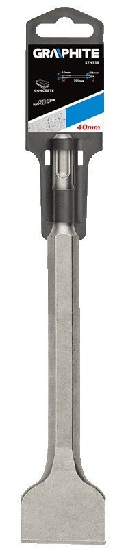 DŁUTO SDS PLUS 40*14*250MM GRAPHITE DŁUTO SDS PLUS 40*14*250MM GRAPHITE