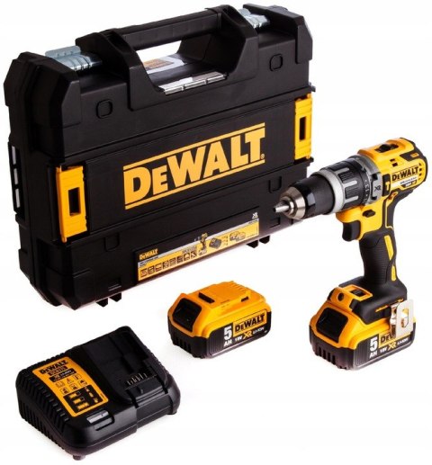 AKUM. WIERTARKO-WKRĘTARKA Z UDAREM XR 18V 2*5.0AH KUFER DEWALT AKUM. WIERTARKO-WKRĘTARKA Z UDAREM XR 18V 2*5.0AH KUFER DEWALT