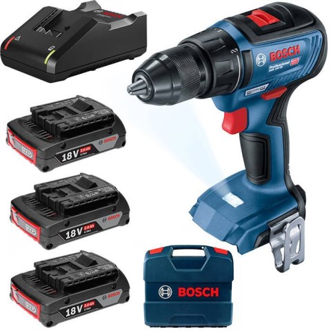 WIERTARKO-WKRĘTARKA AKUMULATOROWA GSR 18V-50 3*2.0*AH BOSCH WIERTARKO-WKRĘTARKA AKUMULATOROWA GSR 18V-50 3*2.0*AH BOSCH