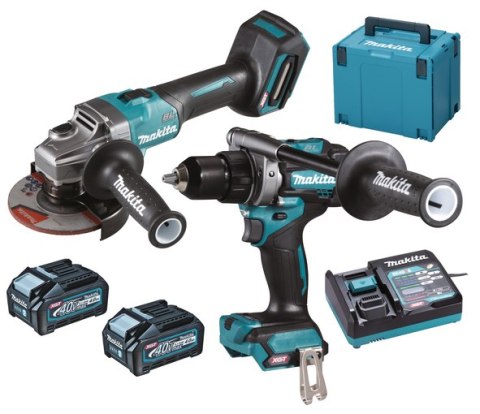 ZESTAW COMBO 40V XGT DF001G+GA005G 2*4.0AH MAKPAC MAKITA ZESTAW COMBO 40V XGT DF001G+GA005G 2*4.0AH MAKPAC MAKITA