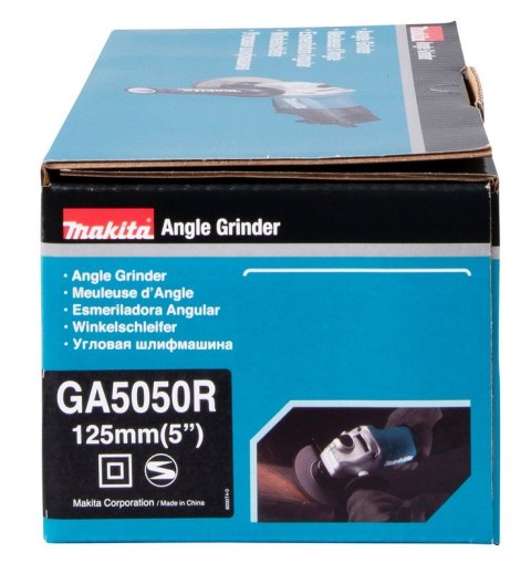SZLIFIERKA KĄTOWA 125MM 1300W ANTY-RSTART MAKITA SZLIFIERKA KĄTOWA 125MM 1300W ANTY-RSTART MAKITA