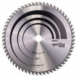 PIŁA TARCZOWA-T OPTILINE WOOD 315*3,2*30/Z60 BOSCH
